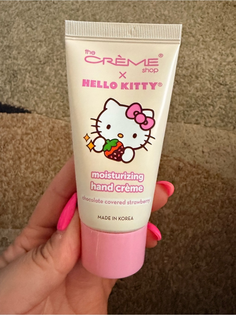 The Crème Shop x Hello Kitty Pink Moisturizing Hand Crème